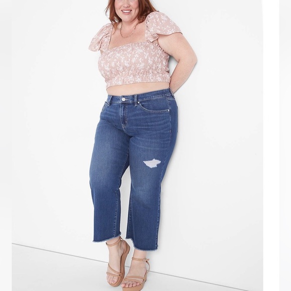 NWT LANE BRYANT Crop Top - Picture 2 of 5